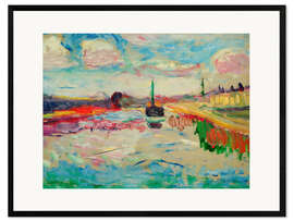 Gerahmter Kunstdruck Der Canal du Midi, 1898