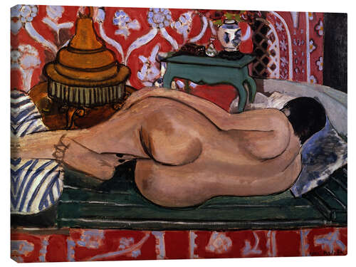 Tableau sur toile Nue couchée de dos, 1927