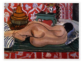 Wall print Reclining Nude from the Back, 1927 - Henri Matisse