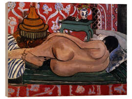Quadro de madeira Reclining Nude from the Back, 1927 - Henri Matisse