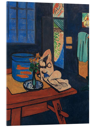 Acrylic print Interior with Goldfish, 1912