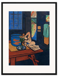 Gerahmter Kunstdruck Interieur mit Goldfischen, 1912