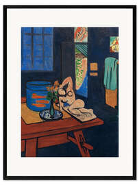 Ingelijste kunstdruk Interior with Goldfish, 1912