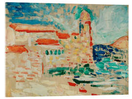 Acrylic print View of Collioure