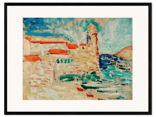 Framed art print View of Collioure
