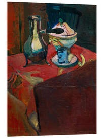 Acrylglasbild Geschirr auf dem Tisch, 1900 - Henri Matisse