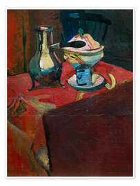 Obraz Crockery on the table, 1900 - Henri Matisse