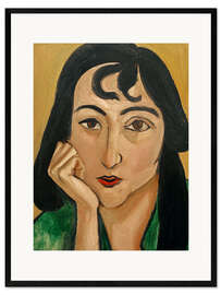Stampa artistica con cornice Lorette with two curls, 1917