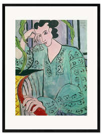 Gerahmter Kunstdruck Ungarin in grüner Bluse, 1939