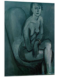 Hartschaumbild Grauer Akt mit Armband, 1914