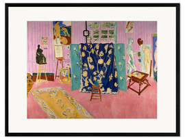 Impressão artística com moldura The Painter's Studio, 1911