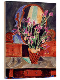 Puutaulu Pot with Iris, 1912