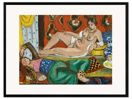 Gerahmter Kunstdruck Zwei Odalisken, 1928