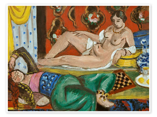 Plakat Two Odalisques, 1928