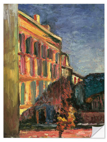 Selvklæbende plakat Maison à Toulouse (House in Toulouse), 1899
