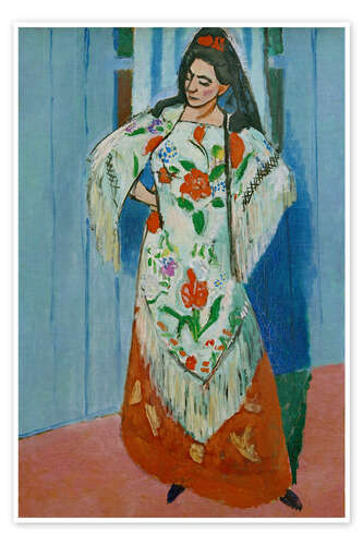 Plakat Portrait of the artist's wife Amélie Matisse, 1911