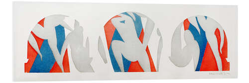 Cuadro de PVC The Dance, gray, blue, pink, 1936
