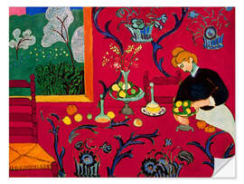 Wall sticker Red Room, Harmony in Red, 1909