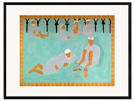 Impression artistique encadrée Le café marocain, 1913 - Henri Matisse