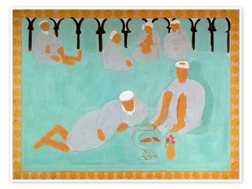 Poster The Moroccan Coffee House, 1913