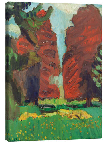 Quadro em tela Purple Beech, 1901
