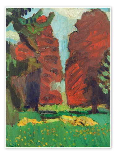 Plakat Purple Beech, 1901