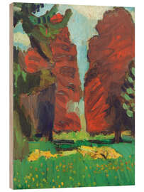 Holzbild Purpurrote Buche, 1901 - Henri Matisse