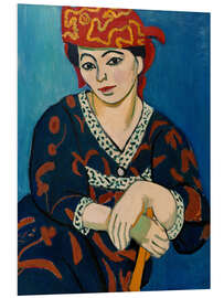 Hartschaumbild Madame Matisse mit rotem Madras, 1907