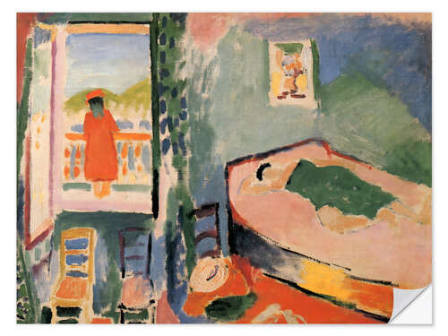 Wandsticker Interieur in Collioure (Die Siesta), 1905