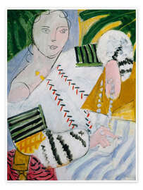 Billede Romanian Blouse with Green Sleeves, 1937 - Henri Matisse