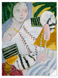 Självhäftande poster Romanian Blouse with Green Sleeves, 1937