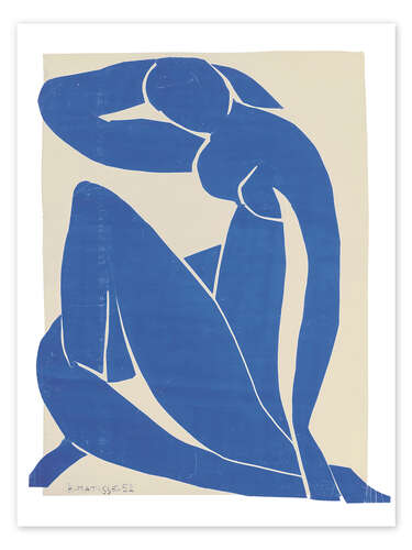 Poster Blue Nude