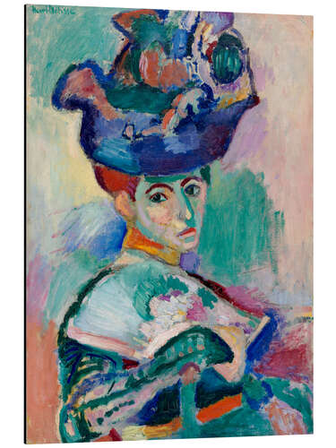 Obraz na aluminium Woman with a Hat, 1905