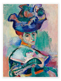 Poster Femme au chapeau, 1905 - Henri Matisse