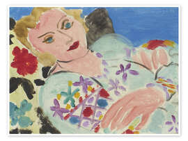 Obraz The embroidered green blouse - Henri Matisse