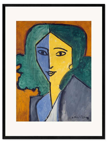 Gerahmter Kunstdruck Porträt von Lydia Delectorskaya, 1947