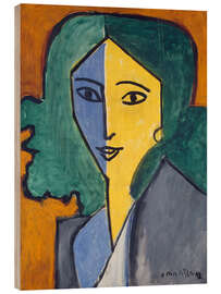 Puutaulu Lydia Delectorskajan muotokuva, 1947