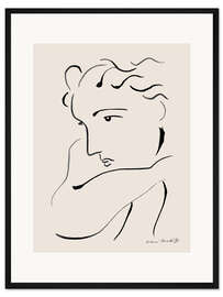 Gerahmter Kunstdruck Femme II