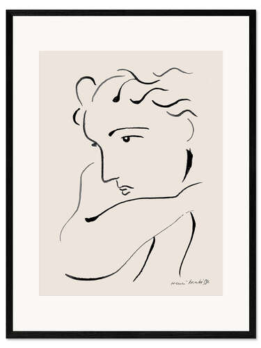 Framed art print Femme II