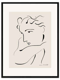 Gerahmter Kunstdruck Femme II