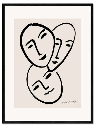 Kunsttryk i ramme Apollinaire