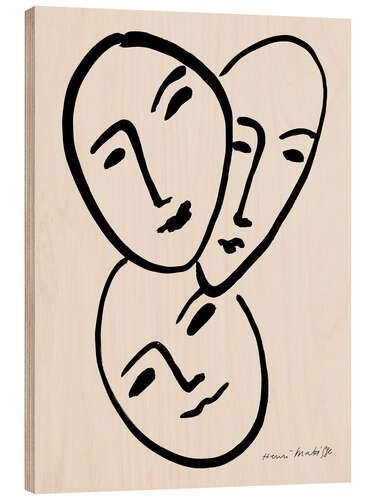 Hout print Apollinaire