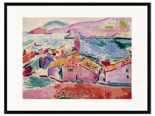 Framed art print View of Collioure, 1905