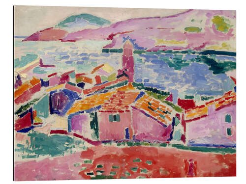 Tableau en plexi-alu Les Toits de Collioure, 1905
