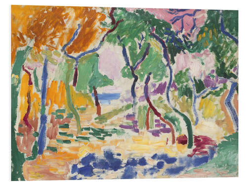 Obraz na PCV Landscape near Collioure, Study for The Joy of Life, 1905