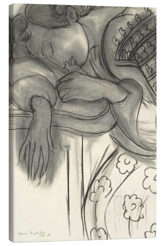 Leinwandbild Studie zu Le Rêve (Der Traum), 1939