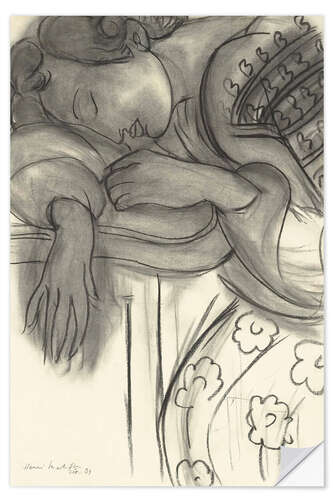 Selvklæbende plakat Study for The Dream, 1939