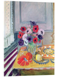 Acrylic print Still Life with Anemones, 1924