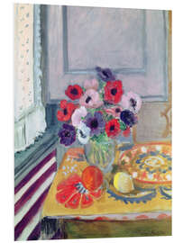 Bilde på skumplate Still Life with Anemones, 1924