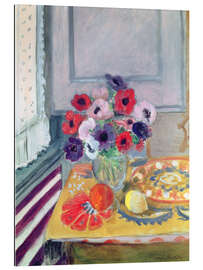 Cuadro de plexi-alu Still Life with Anemones, 1924